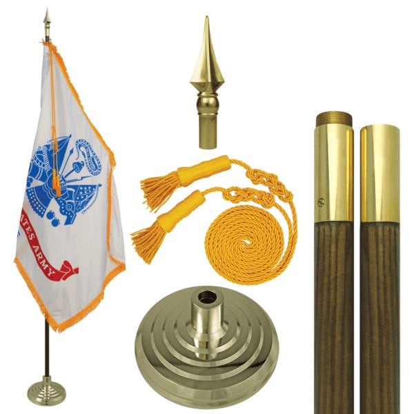 US Army Indoor Flag Set 3'x5' 8'